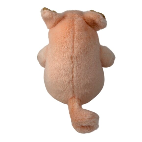 VTG 1994 Manhattan Toy Company 9” Plush Pig Stuffed Animal Toy Pink & Beige - Picture 3 of 8